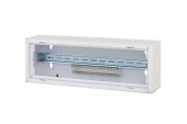 Cutie distributie DW4, 1 rand , 22 module , RAL9003