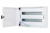 Cutie distributie DW4, 2 randuri , 44 module , RAL9003