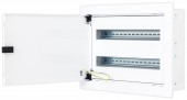 Cutie distributie DW4, 2 randuri , 44 module , RAL9003, plat