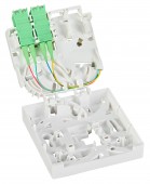 Cutie FTTH aparenta,4xLC/APC 8°,OS2 G657.A2,L=80xH=28xA=80mm