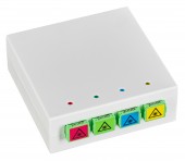 Cutie FTTH aparenta,4xSC/APC 8°,OS2 G657.A2,L=80xH=28xA=80mm