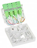 Cutie FTTH aparenta,4xSC/APC 8°,OS2 G657.A2,L=80xH=28xA=80mm
