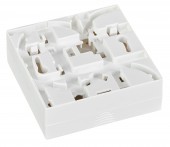 Cutie FTTH aparenta,goala pentru 4 FO,L=80xH=28xA=80mm