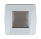 Cutie montaj ingropat,IP55,capac transparent,2M, alba