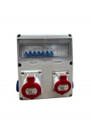 Cutie org. santier, 1x 5p32A + 1x 5p16A + 2x 3p16A