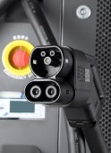 DC charging station with 120 kW charging power, MID