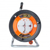 Derulator cablu 4 prize 3x2,5mm² 40m IP44 – BYLION