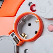 Derulator cablu 4 prize 3x2,5mm² 40m IP44 – BYLION