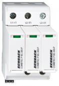 Descarcator brosabil,3+0 TNC,Cl.I+II (B+C) 300V / 12.5kA+RC