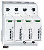 Descarcator brosabil,4+0 TNS,Cl.I+II (B+C) 300V / 12.5kA+RC