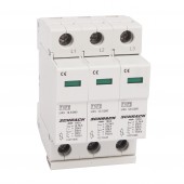 Descarcator complet T1+T2/BC 3P, TNC,12,5kA/280V - Seria UAS
