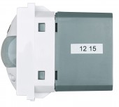 Detector de miscare cu infrarosii, 110°, 8m, 5A, 1M, alb