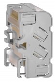 Distribuitor 4 poli 125 A, per pol: 2x25 mm² / 5x6mm²