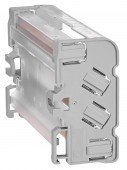 Distribuitor 4 poli 125 A, per pol: 2x35 mm² / 2x25+11x6mm²