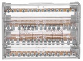 Distribuitor 4 poli 125 A, per pol: 2x35 mm² / 2x25+11x6mm²