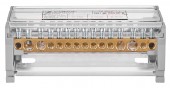 Distribuitor 4 poli 125 A, per pol: 2x35 mm² / 2x25+11x6mm²