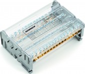 Distribuitor 4 poli 125 A, per pol: 2x35 mm² / 2x25+11x6mm²