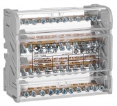 Distribuitor 4 poli 125 A, per pol: 2x35 mm² / 2x25+7x6mm²