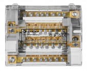 Distribuitor 4 poli 160A, per pol:1x50 mm²/2x35 mm²+5x16 mm²