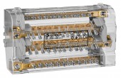 Distribuitor 4 poli 160A, per pol:1x50 mm²/4x35 mm²+9x16 mm²