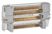 Distribuitor 4 poli 160A, per pol:1x50 mm²/4x35 mm²+9x16 mm²