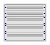 Distribution board insert KVN 40mm, 4-18K, 5-rows