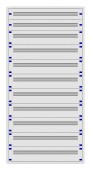 Distribution board insert KVN 40mm, 4-42K, 11-rows
