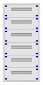 Distribution board insert KVN 60mm, 2-24K, 6-rows