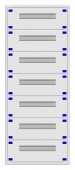 Distribution board insert KVN 60mm, 2-28K, 7-rows