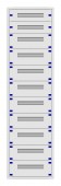 Distribution board insert KVN 60mm, 2-42K, 11-rows