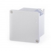 Doza aluminiu gri 100x100x56mm IP66/IP67 – SCAME