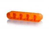 Doza aparat perete solid, cvintupla, suruburi 5p x 60mm