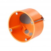 Doza aparat, rigips , D68/A74, windproof, racord M20, oranj