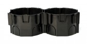 Doza aparat ST, D67xA45mm, 5xM20+2xM25+2xM20, negru, PS