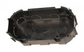Doza dbl ap. ST, 2xD67xA45mm, 8xM20+2xM25+2xM20, negru, PS