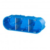 Doza de aparat pentru perete gips carton, tripla