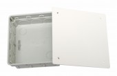 Doza legaturi prestantata, ST, 165x165x50mm, gri, capac alb