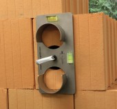 Drilling template 82 mm for flush-mounted boxes