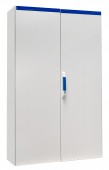 Dulap compact cu doua usi, 1600x1000x300mm, RAL 7035 IP54