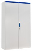 Dulap compact cu doua usi, 2000x1200x500mm, RAL 7035 IP54
