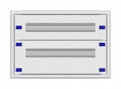 Dulap complet, aplicat 2A-7UV, H:410 W:590 D:180mm