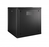 Dulap de perete DTW, 12U H=646 x W=600 x D=450, 19, negru