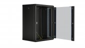 Dulap de perete DTW, 16U H=824 x W=600 x D=450, 19, negru