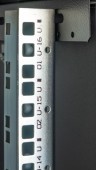 Dulap de perete DTW, 16U H=824 x W=600 x D=450, 19, negru