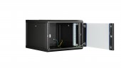 Dulap de perete DTW, 7U H=423 x W=600 x D=600, 19, negru