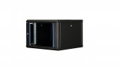 Dulap de perete DTW, 7U H=423 x W=600 x D=600, 19, negru