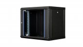 Dulap de perete DTW, 9U H=512 x W=600 x D=450, 19, negru