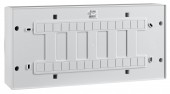 Dulap distrib. apl, 1 rand. 24UH, usa din plastic alb mat