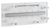Dulap distrib. apl, 1 rand. 24UH, usa din plastic alb mat