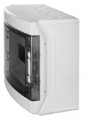 Dulap distrib. apl. IP65, 12U pe 1 rand, cu usa transparenta